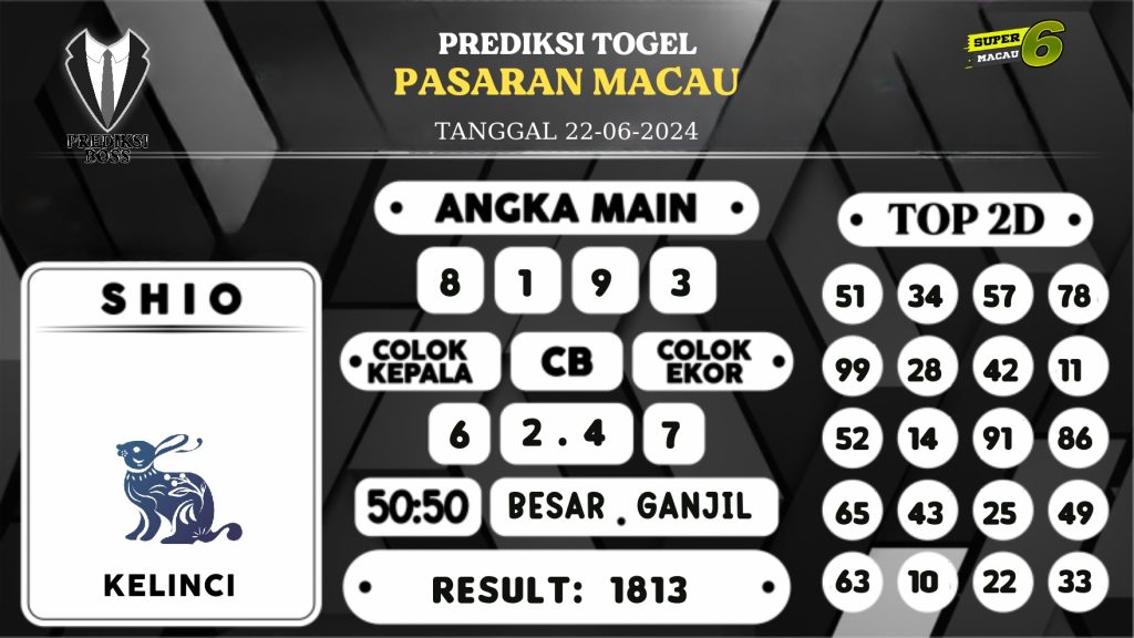 https://prediksibosstm.com/prediksi-boss-togel-macau-sabtu-22-juni-2024/