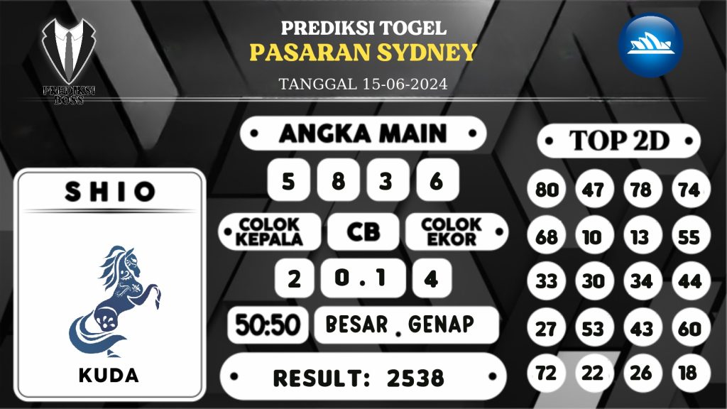 https://prediksibosstm.com/prediksi-boss-togel-sidney-sabtu-15-juni-2024/