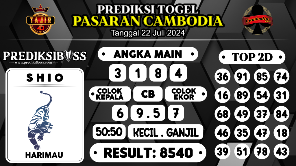 https://prediksibosstm.com/prediksi-boss-togel-cambodia-senin-22-juli-2024/