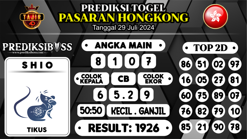 https://prediksibosstm.com/prediksi-boss-togel-hongkong-senin-29-juli-2024/