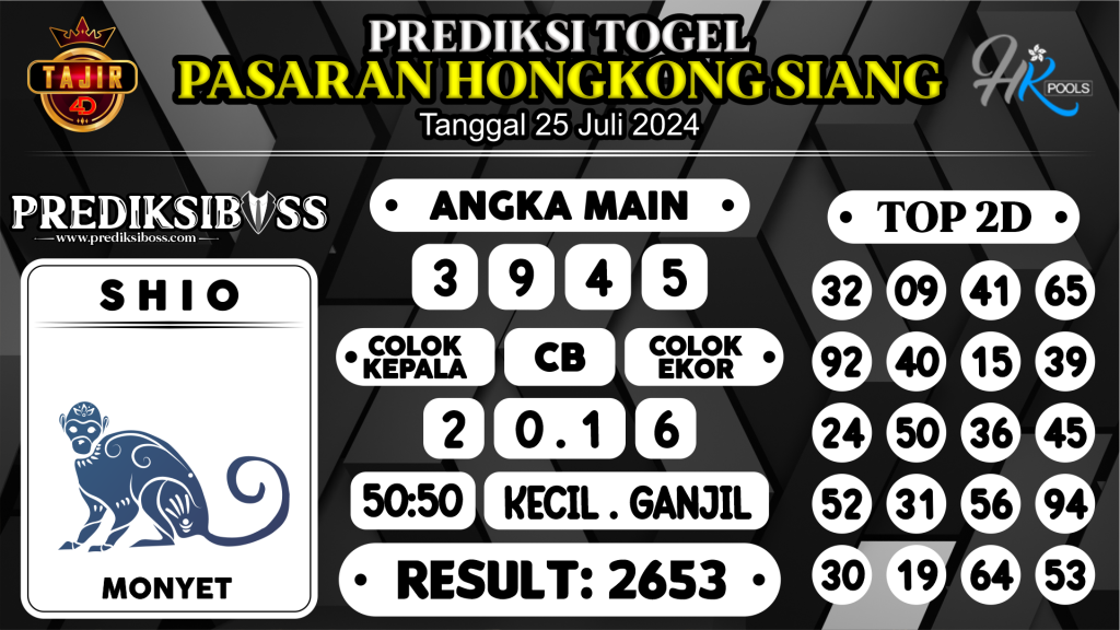 https://prediksibosstm.com/prediksi-boss-togel-hk-siang-kamis-25-juli-2024/