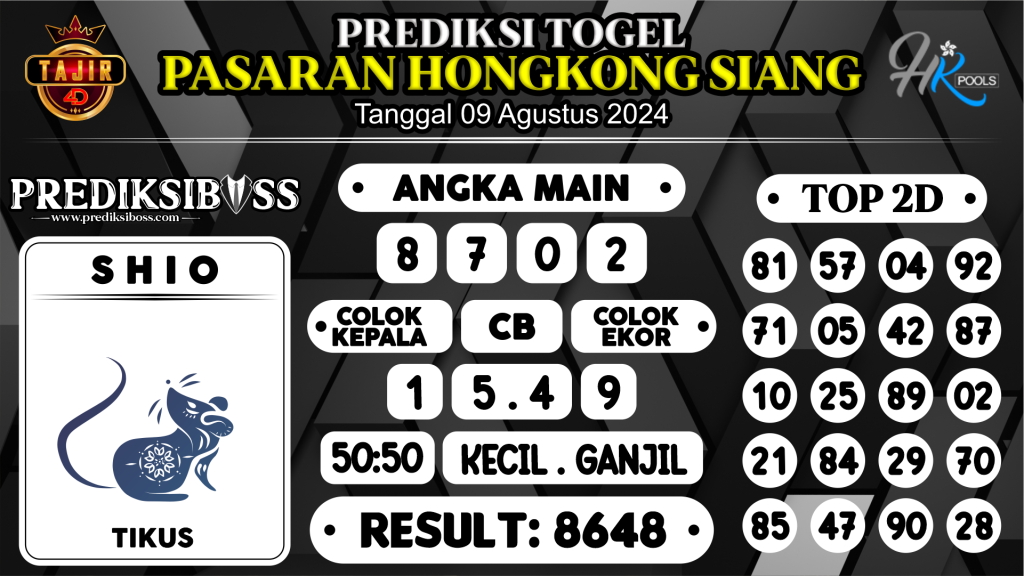 https://prediksibosstm.com/prediksi-boss-togel-hk-siang-jumat-09-agustus-2024/