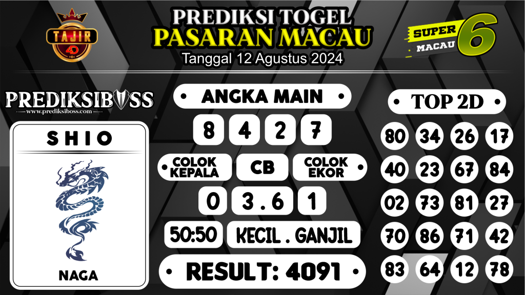 https://prediksibosstm.com/prediksi-boss-togel-macau-senin-12-agustus-2024/