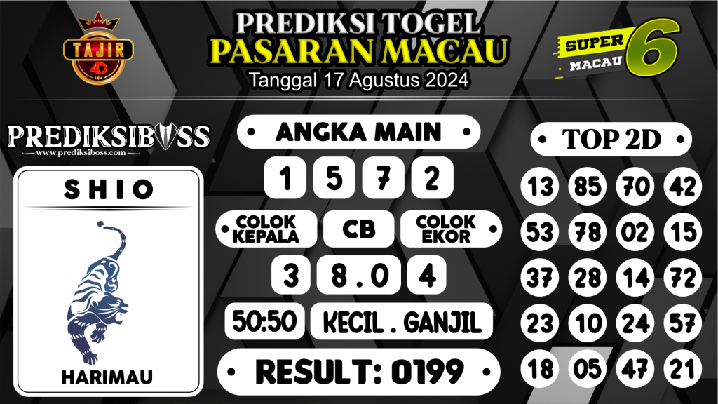 https://prediksibosstm.com/prediksi-boss-togel-macau-sabtu-17-agustus-2024/