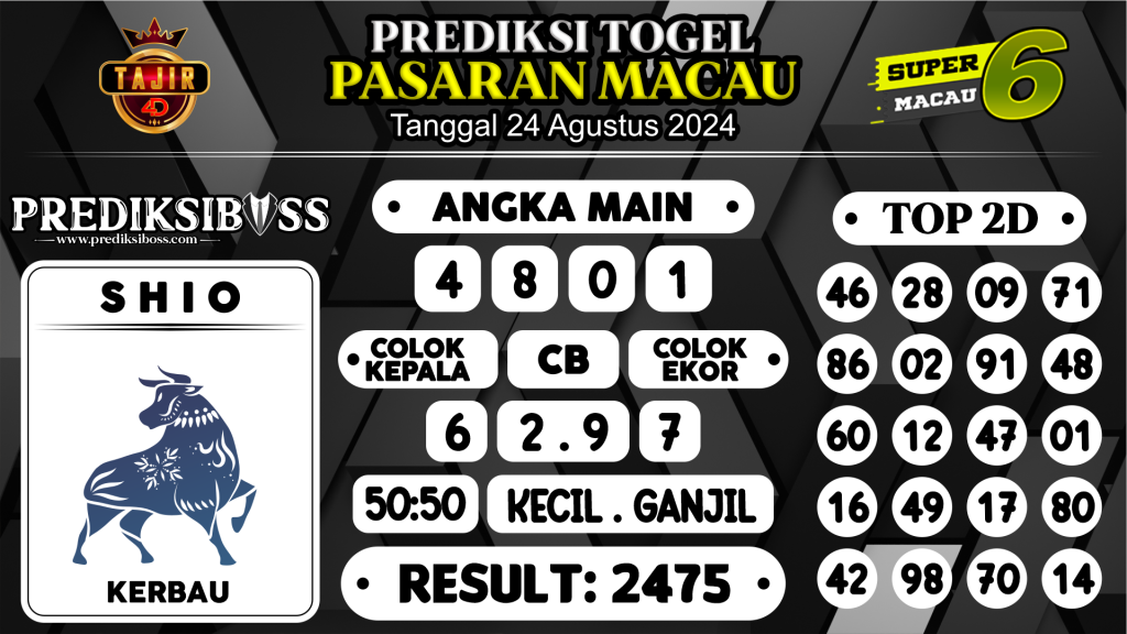 https://prediksibosstm.com/prediksi-boss-togel-macau-sabtu-24-agustus-2024/