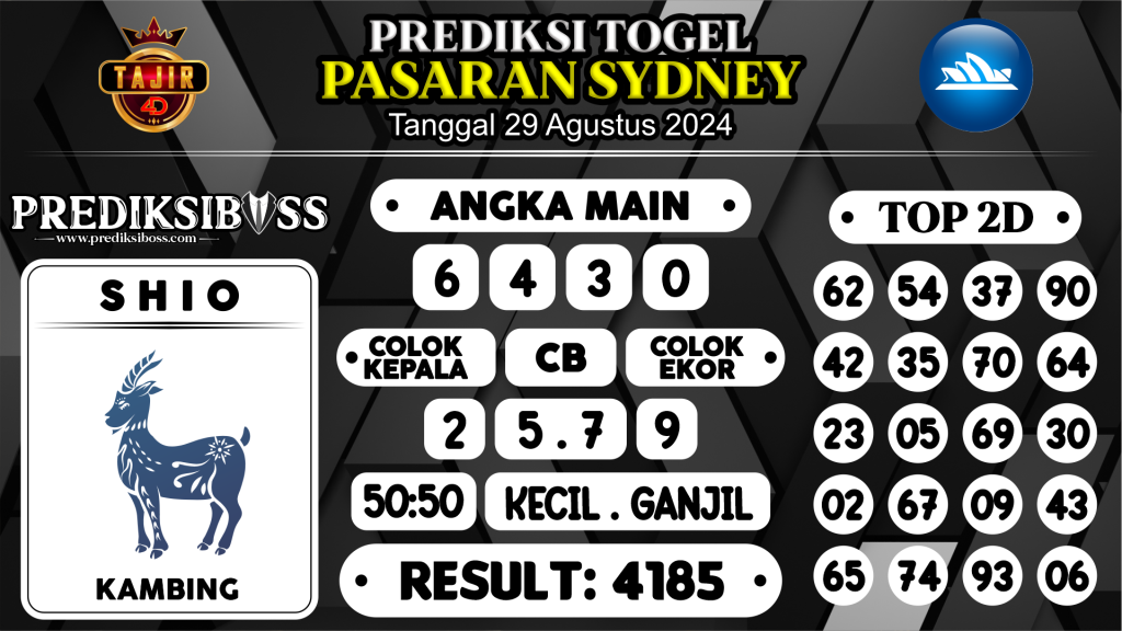 https://prediksibosstm.com/prediksi-boss-togel-sidney-kamis-29-agustus-2024/