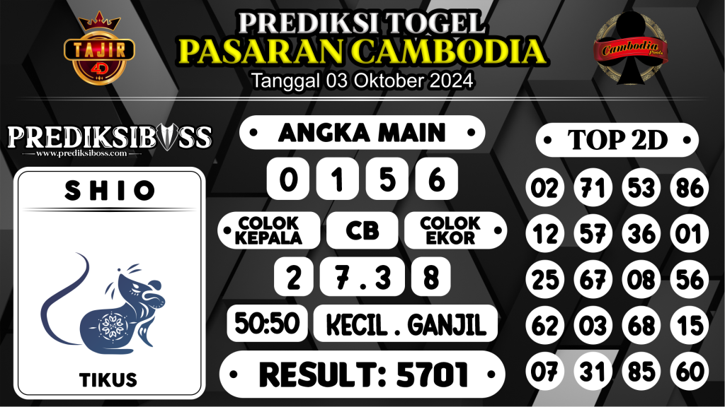 https://prediksibosstm.com/prediksi-boss-togel-cambodia-kamis-03-oktober-2024/